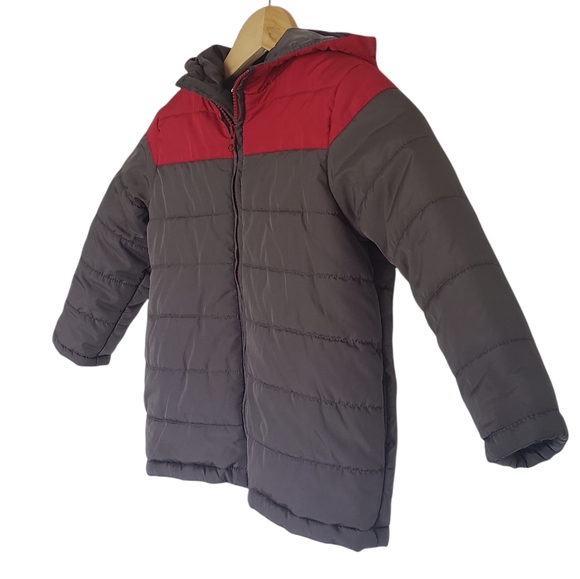 Gymboree Boys Puffer Jacket Size XS Kids Hooded - Picture 3 of 8